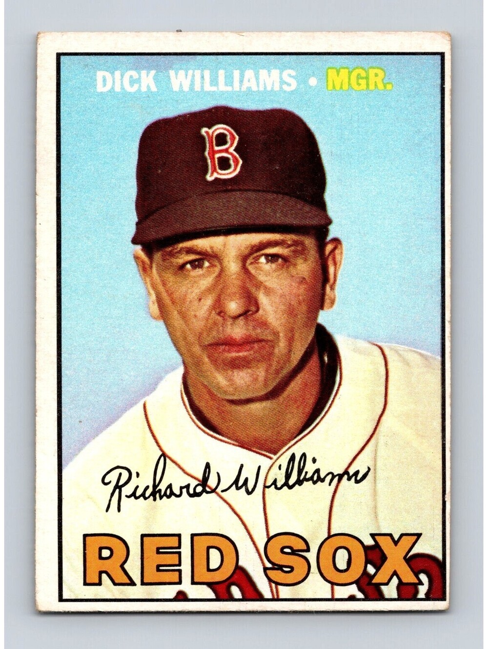1967 Topps Dick Williams #161 Baseball Card